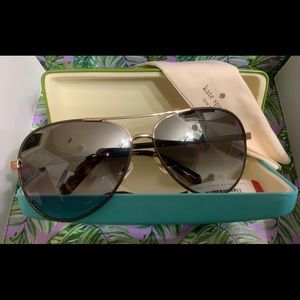 Kate Spade Amarissa/S Aviator Sunglasses 01QGO